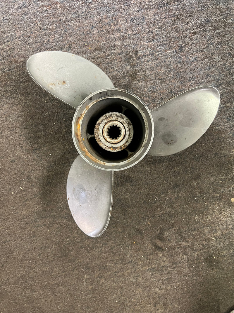 Johnson 90hp 110hp 115hp 120hp 2 stroke outboard stainless propeller 12.75x21
