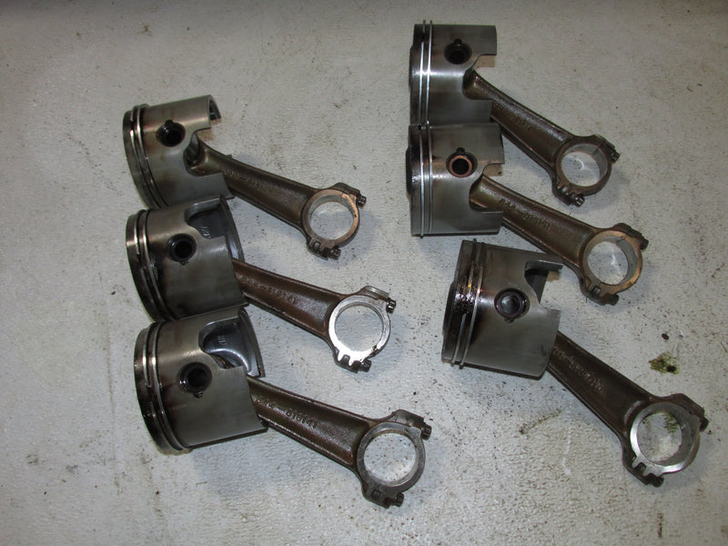 Mercury Optimax 135hp 2 Stroke Outboard Piston and Rod Set of 6