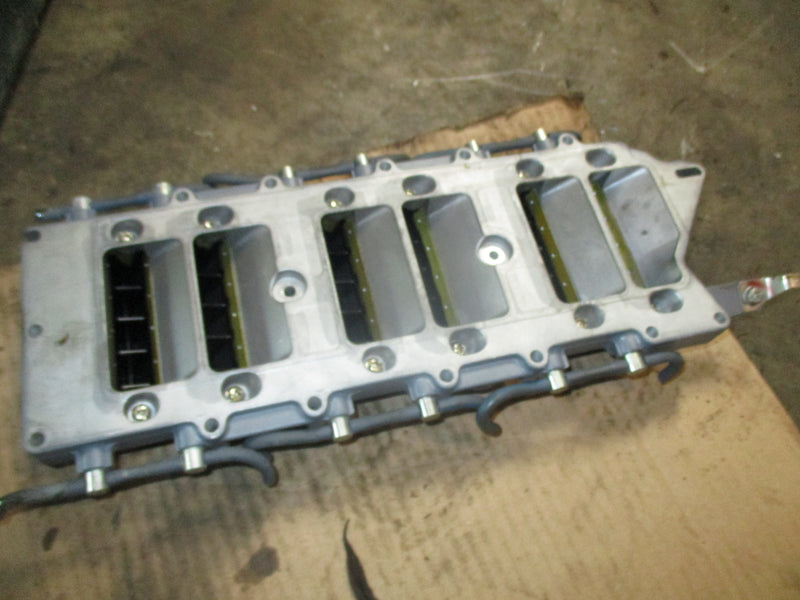 Yamaha OX66 150hp SWS 2 stroke outboard intake manifold with reeds