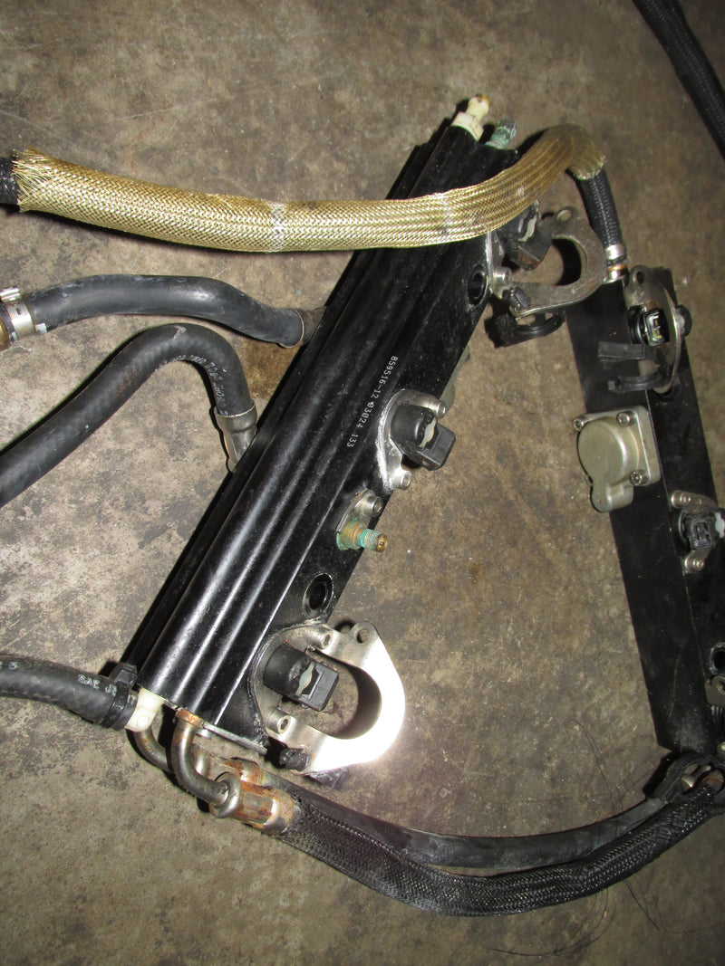 Mercury Optimax 150hp 2 Stroke Outboard Fuel Rail and Injector Set (859516-12)