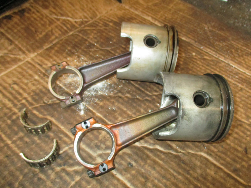 Evinrude 50hp 2 stroke outboard piston and rod set .030 oversized