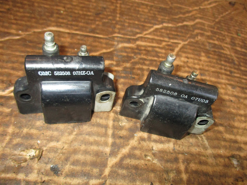 Evinrude 50hp 2 stroke outboard ignition coil set (582508)