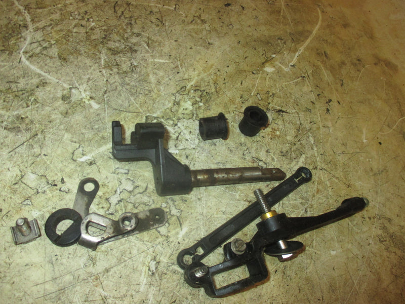 Johnson 9.9hp 2 stroke outboard throttle and shift bracket set (435226)