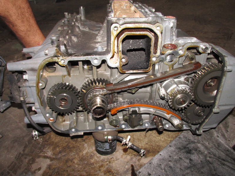 Johnson/Suzuki DF140 140hp Outboard Crankcase Powerhead