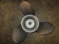 Load image into Gallery viewer, Evinrude 110hp 2 stroke outboard SOLAS stainless propeller 13 1/4 x 17
