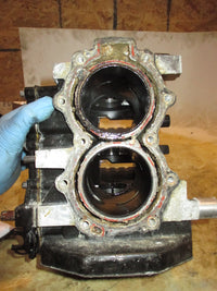 Load image into Gallery viewer, Evinrude Etec 25hp 2 stroke outboard crankcase block (357835)
