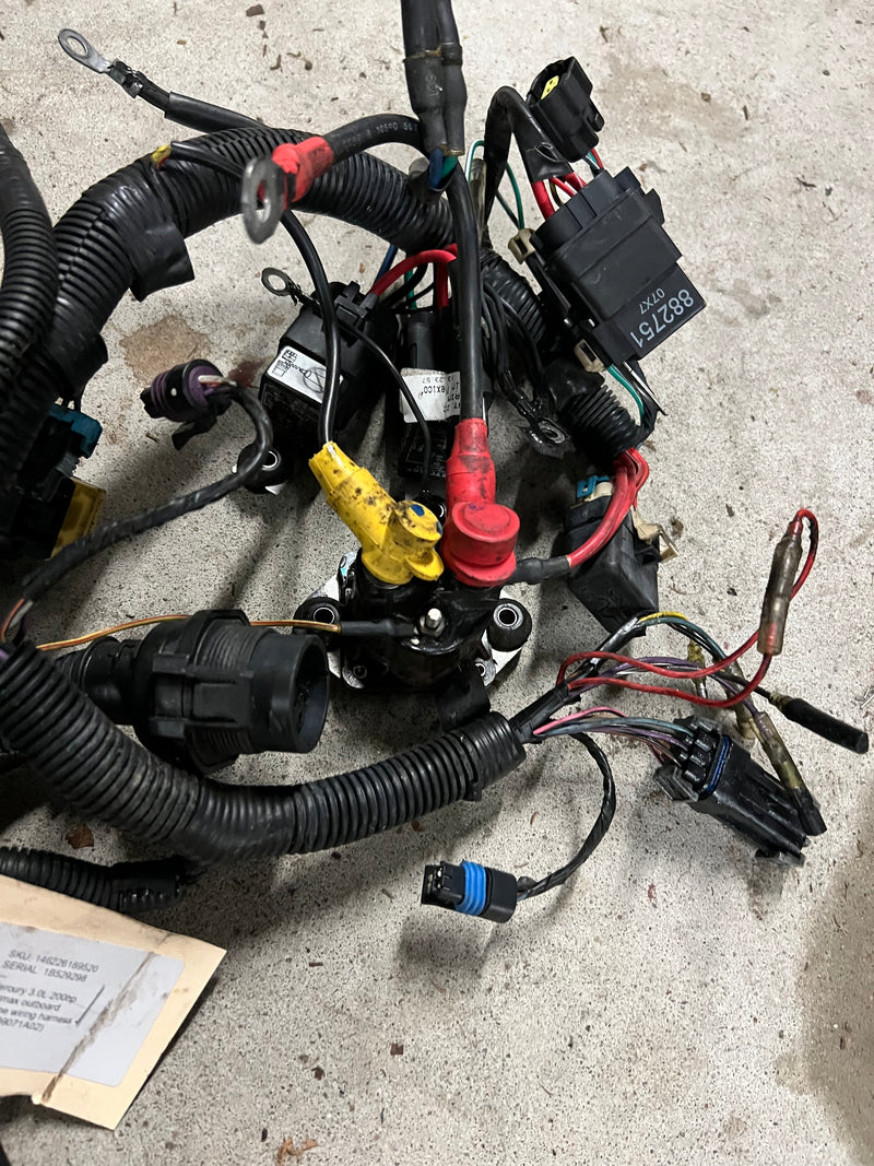 Mercury 3.0L 200hp optimax outboard engine wiring harness for coils (8M3000247)