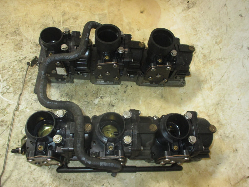 Johnson 150hp 60 Degree 2 stroke outboard carburetor set (539211-459212)