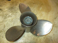 Load image into Gallery viewer, Mercury Mariner 75hp 2 stroke outboard Stainless Steel Propeller (48-16988-A5)
