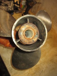 Load image into Gallery viewer, Mercury Mariner 75hp 2 stroke outboard Stainless Steel Propeller (48-16988-A5)
