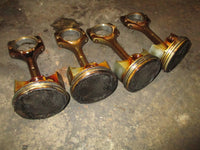 Load image into Gallery viewer, Honda BF150 outboard piston and rod set of 4 (13101-ZY6-000/13102-ZY6-000)
