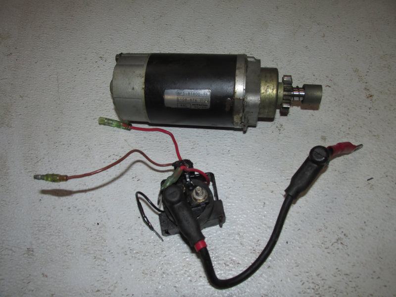 Yamaha 40hp 2 stroke Outboard Starter and Relay (6F5-81800-11)