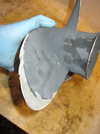 Load image into Gallery viewer, Evinrude ETEC 25hp outboard aluminum propeller 10.5 x 11 (765049)
