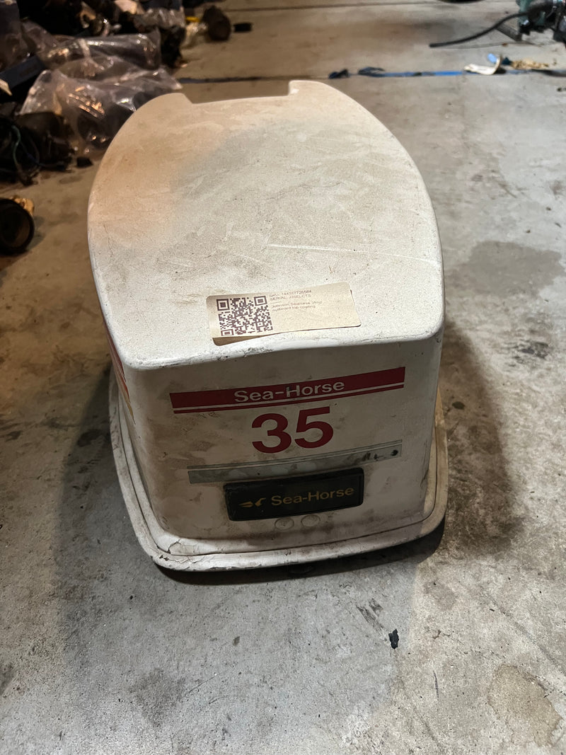 Johnson Seahorse 35hp outboard top cowling