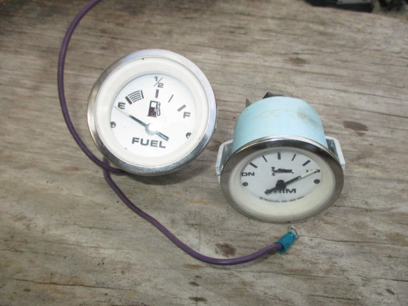 Teleflex LIDO series trim and fuel gauge