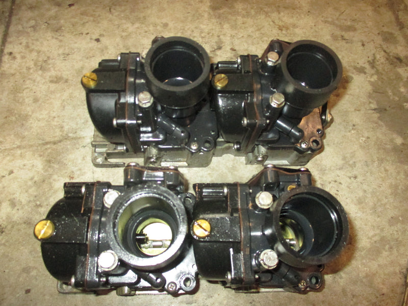 Johnson 90hp 60 degree 2 stroke outboard carburetor set (0439209-0437540)