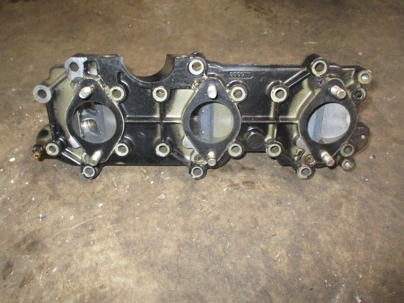 Evinrude 70hp 2 stroke outboard intake manifold and reeds (339971)