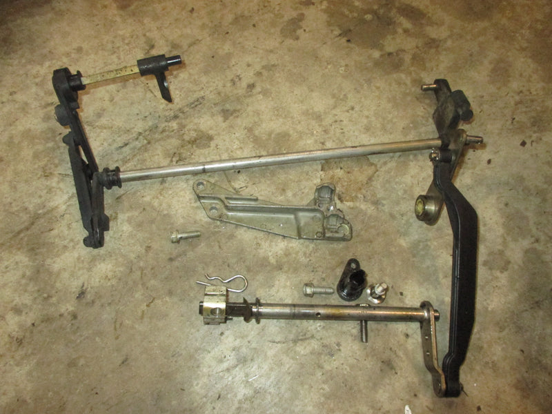 Johnson 90hp 60 degree 2 stroke outboard throttle bracket set