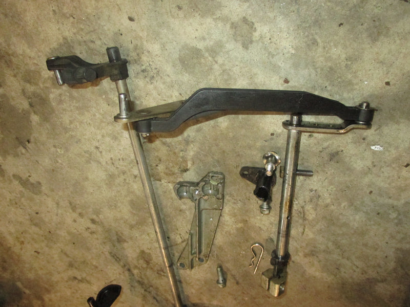 Johnson 90hp 60 degree 2 stroke outboard throttle bracket set