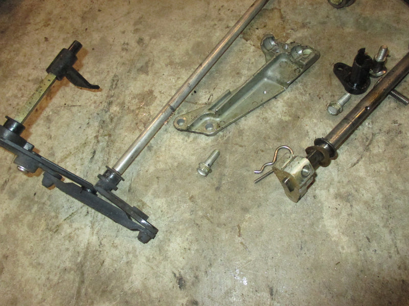 Johnson 90hp 60 degree 2 stroke outboard throttle bracket set