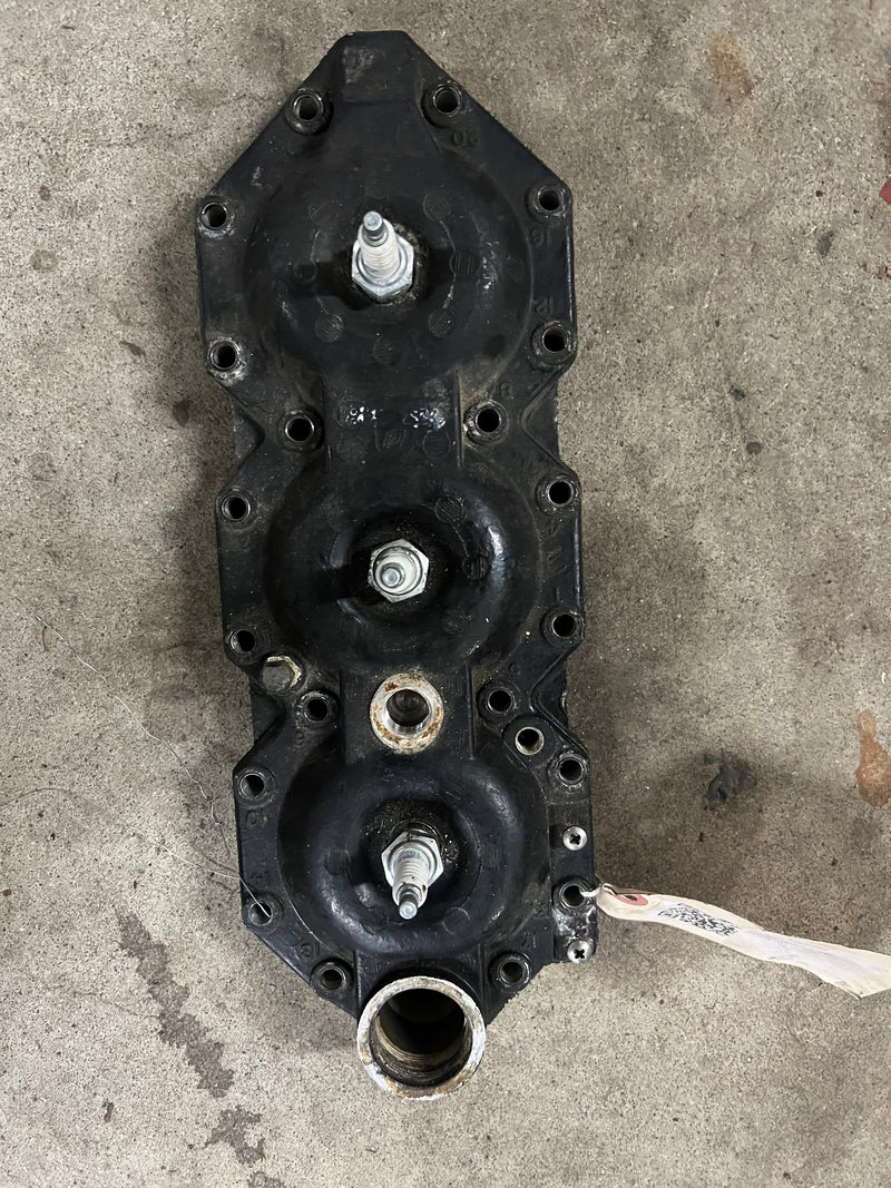 Johnson 150hp 2 stroke outboard cylinder head (337548) NO THERMOSTAT