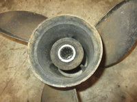 Load image into Gallery viewer, Johnson 90hp 60 degree 2 stroke outboard stainless steel propellor (389512)
