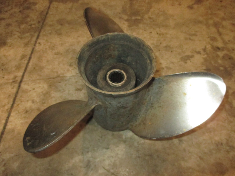Johnson 90hp 60 degree 2 stroke outboard stainless steel propellor (389512)