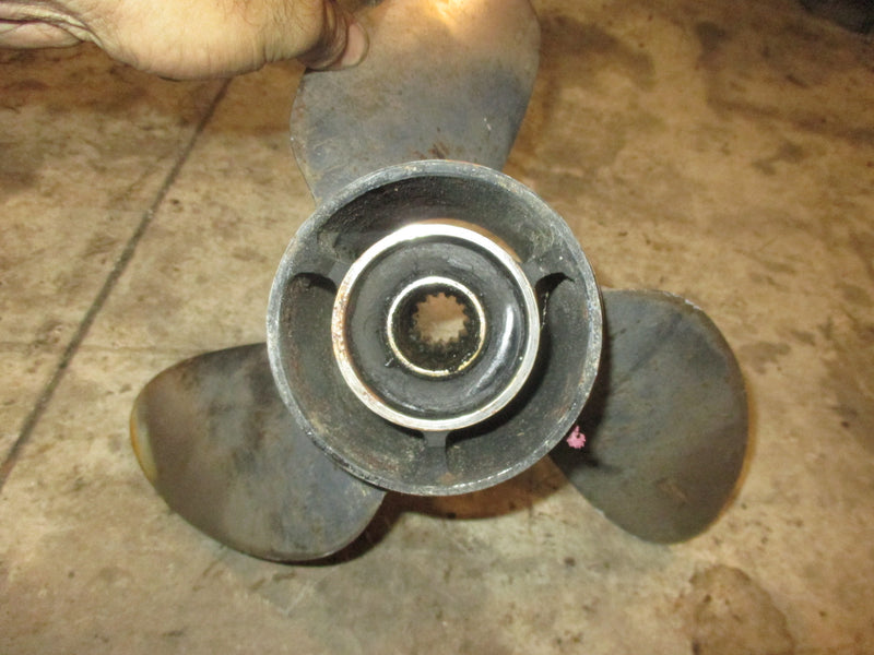 Johnson 90hp 60 degree 2 stroke outboard stainless steel propellor (389512)