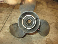 Load image into Gallery viewer, Johnson 90hp 60 degree 2 stroke outboard stainless steel propellor (389512)
