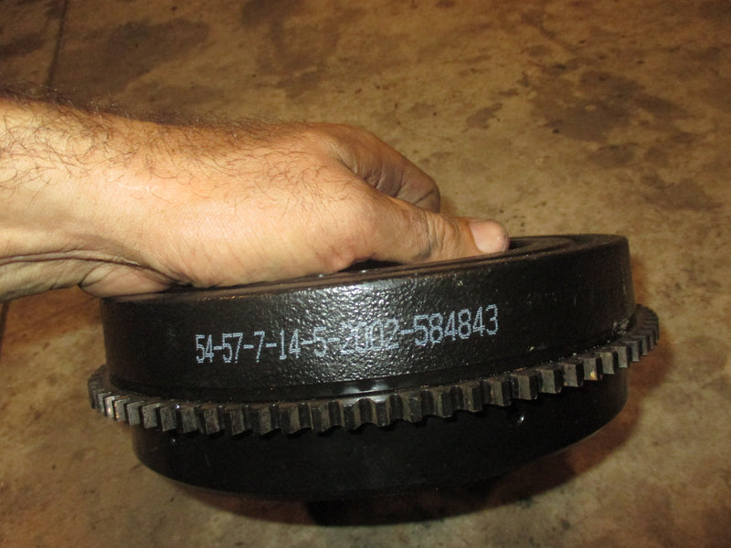 Johnson 90hp 60 degree 2 stroke outboard flywheel (584843)