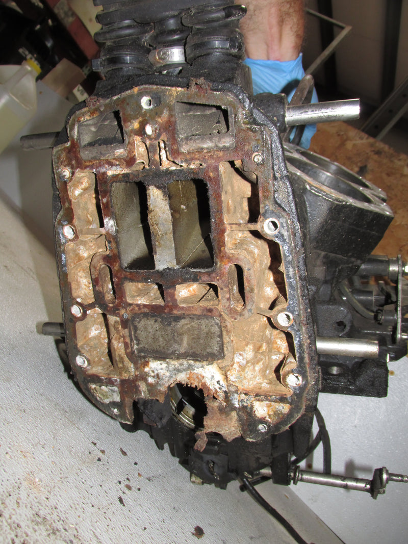 Johnson 90hp 60 Degree 2 Stroke Outboard Crankcase Block