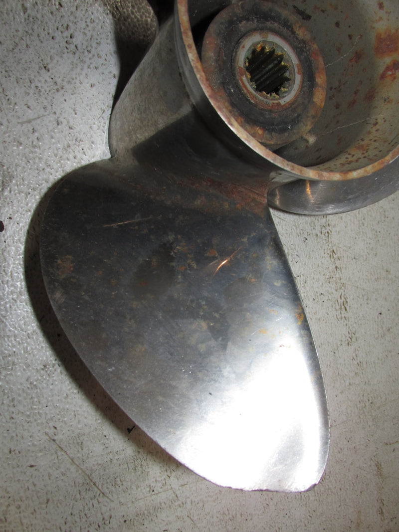 Evinrude 115hp 60 Degree 2 Stroke Outboard Viper Stainless Propeller (176624)