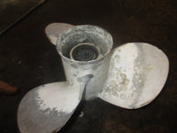 Load image into Gallery viewer, Yamaha 50hp 2 stroke precision blend outboard aluminum propeller
