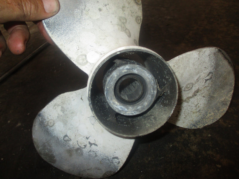 Yamaha 50hp 2 stroke precision blend outboard aluminum propeller