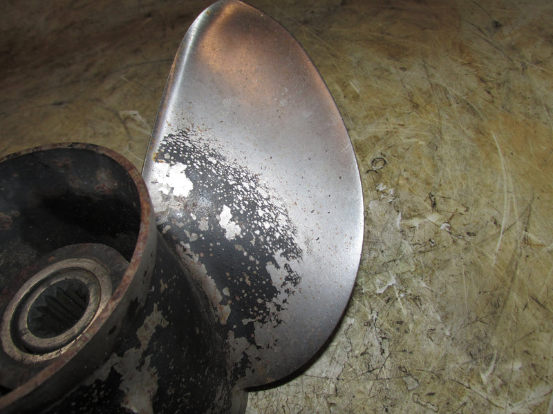 Evinrude Etec 90hp 2 Stroke Outboard Stainless Steel Propeller 13 7/8 X 15