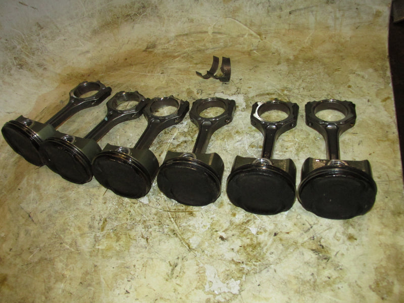 Yamaha 300hp 4.2L 4 Stroke Outboard Piston and Rod Set of 6 (6CE-00)