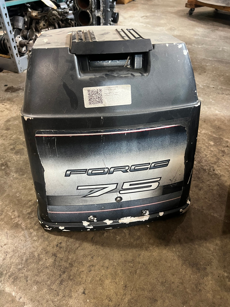 Mercury Force 75hp outboard top cowling