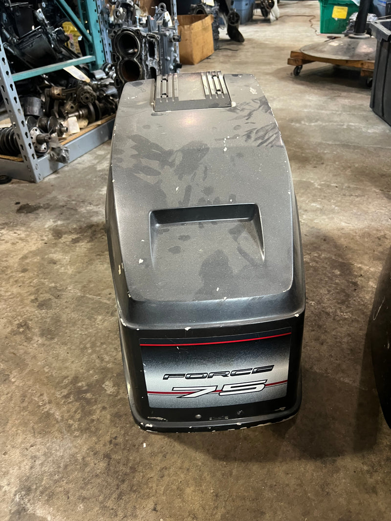Mercury Force 75hp outboard top cowling