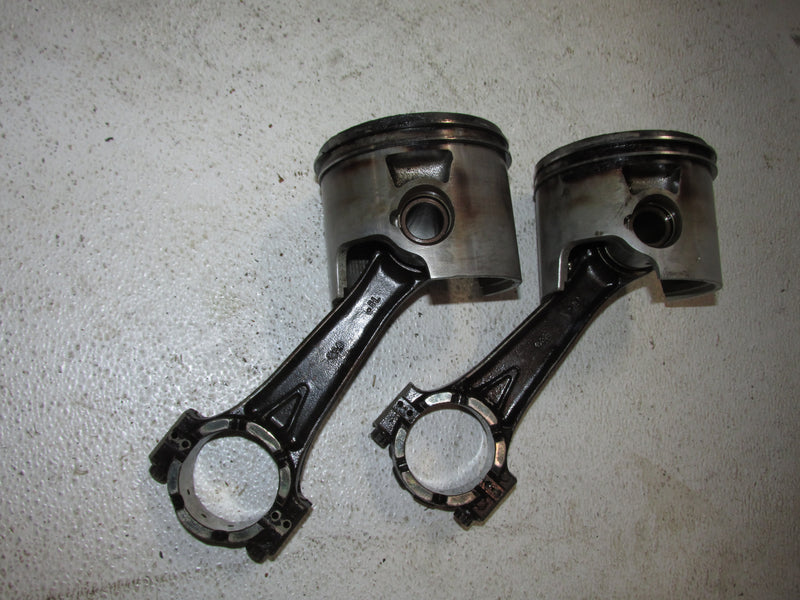 Evinrude Ficht 200hp 2 Stroke Outboard Port Piston and Rod Set of 2  (5005021)