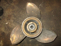 Load image into Gallery viewer, Johnson 140hp 2 stroke outboard stainless propeller 14 x 19
