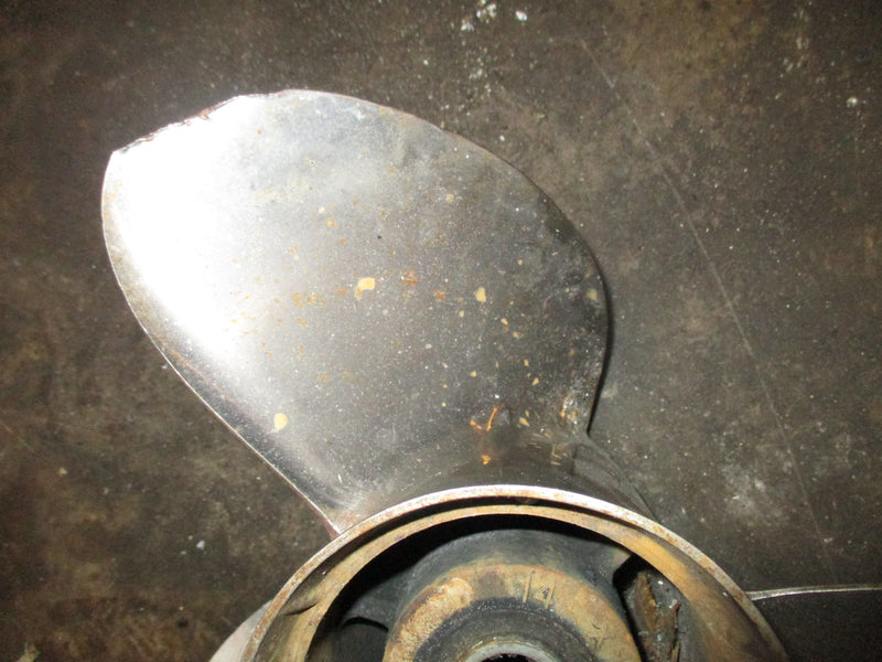 Johnson 140hp 2 stroke outboard stainless propeller 14 x 19