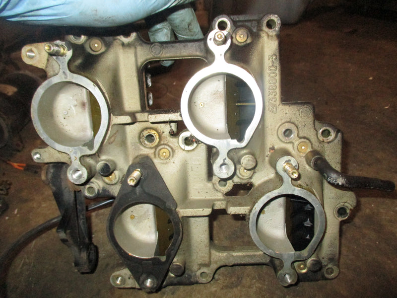 Johnson 140hp 2 stroke outboard intake manifold w/ reeds (33800-3)