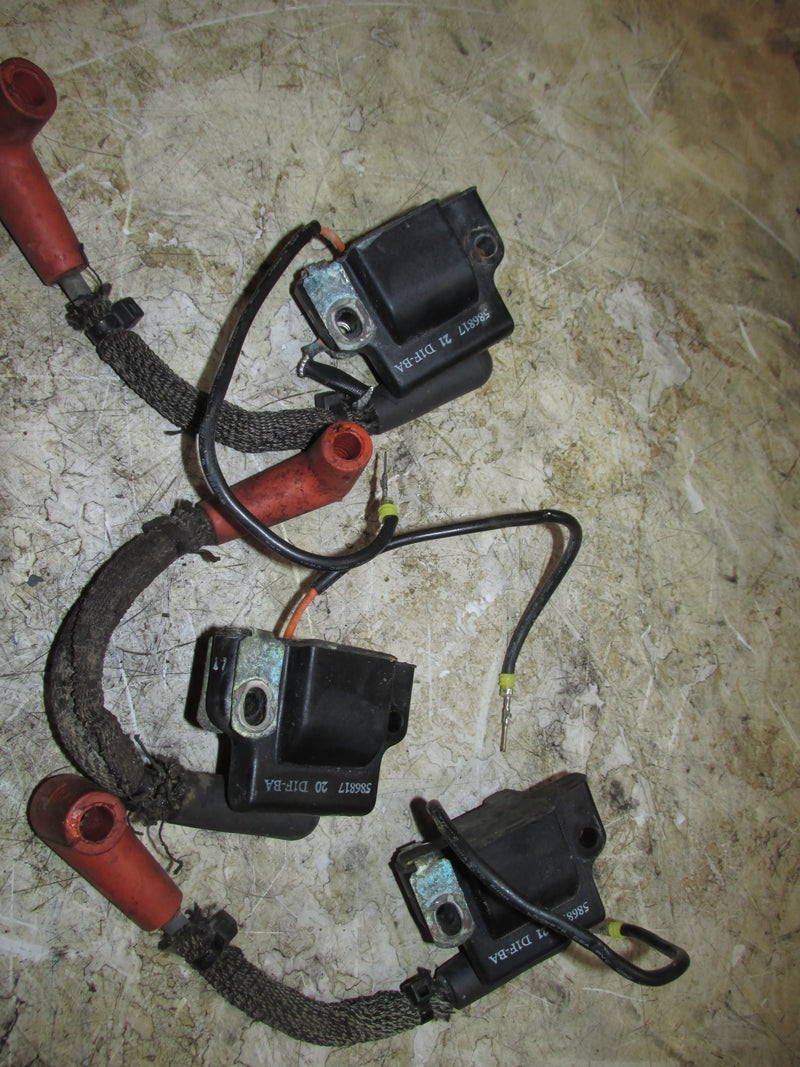 Evinrude Etec 75hp 2 Stroke Outboard Ignition Coil Set (586817)