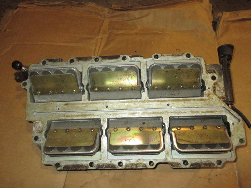 Johnson VRO 150hp 2 stroke outboard intake manifold and reeds (331836)