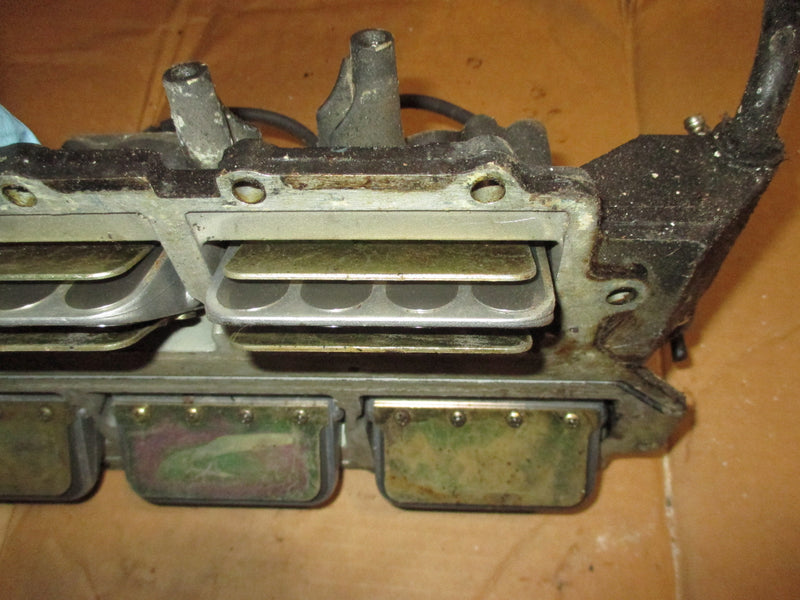 Johnson VRO 150hp 2 stroke outboard intake manifold and reeds (331836)