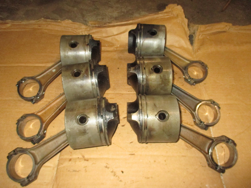 Johnson VRO 150hp 2 stroke outboard .30 oversized piston and rod set (7990173)