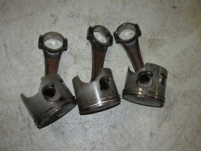 Yamaha HPDI 150hp 2 Stroke Outboard Starboard Piston and Rod Set of 3 (68F-01)