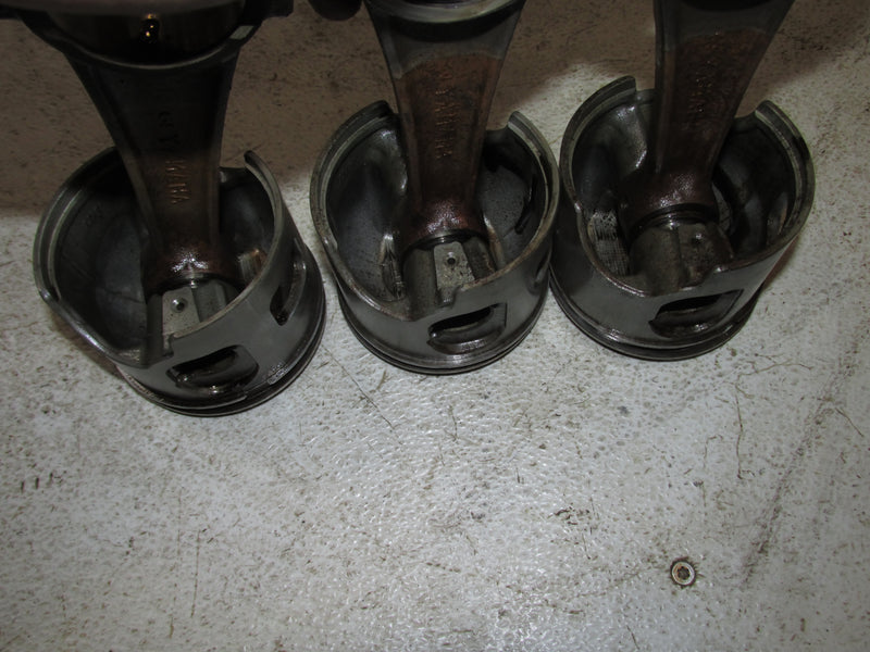 Yamaha HPDI 150hp 2 Stroke Outboard Starboard Piston and Rod Set of 3 (68F-01)
