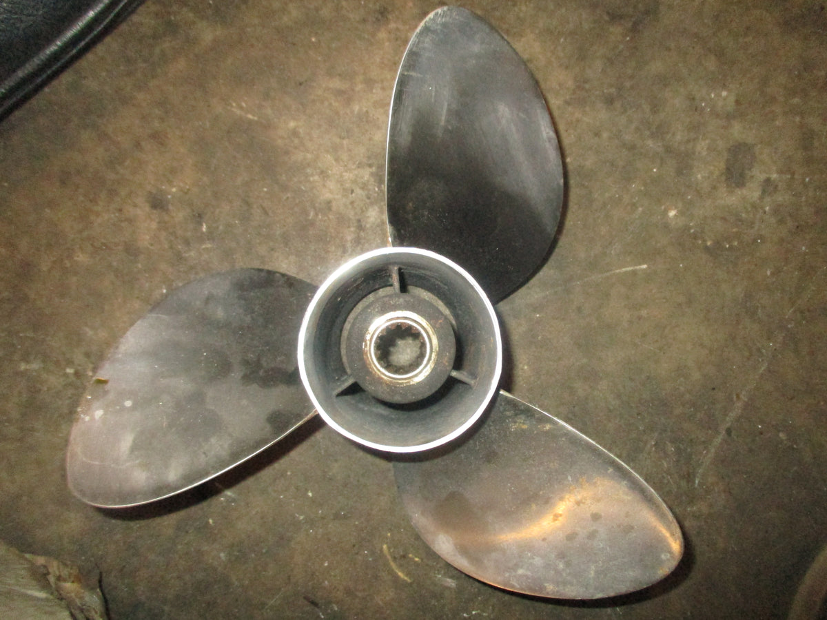 Evinrude 50hp 2 stroke outboard power tech stainless propeller