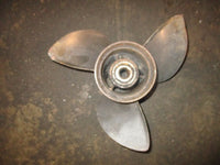 Load image into Gallery viewer, Johnson 115hp 2 stroke outboard stainless propeller (389948) 13 3/8 x 17
